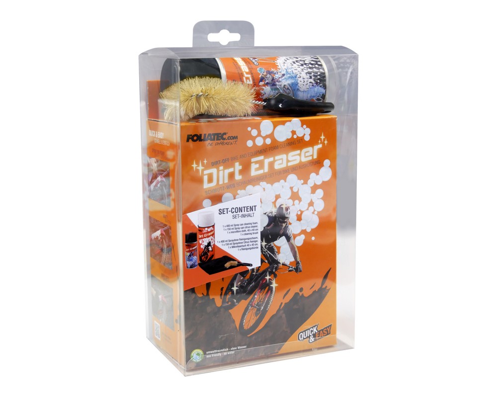 FOLIATEC Dirt Eraser (prodotto detergente per biciclette) FOLIATEC Dirt Eraser (prodotto detergente per biciclette)