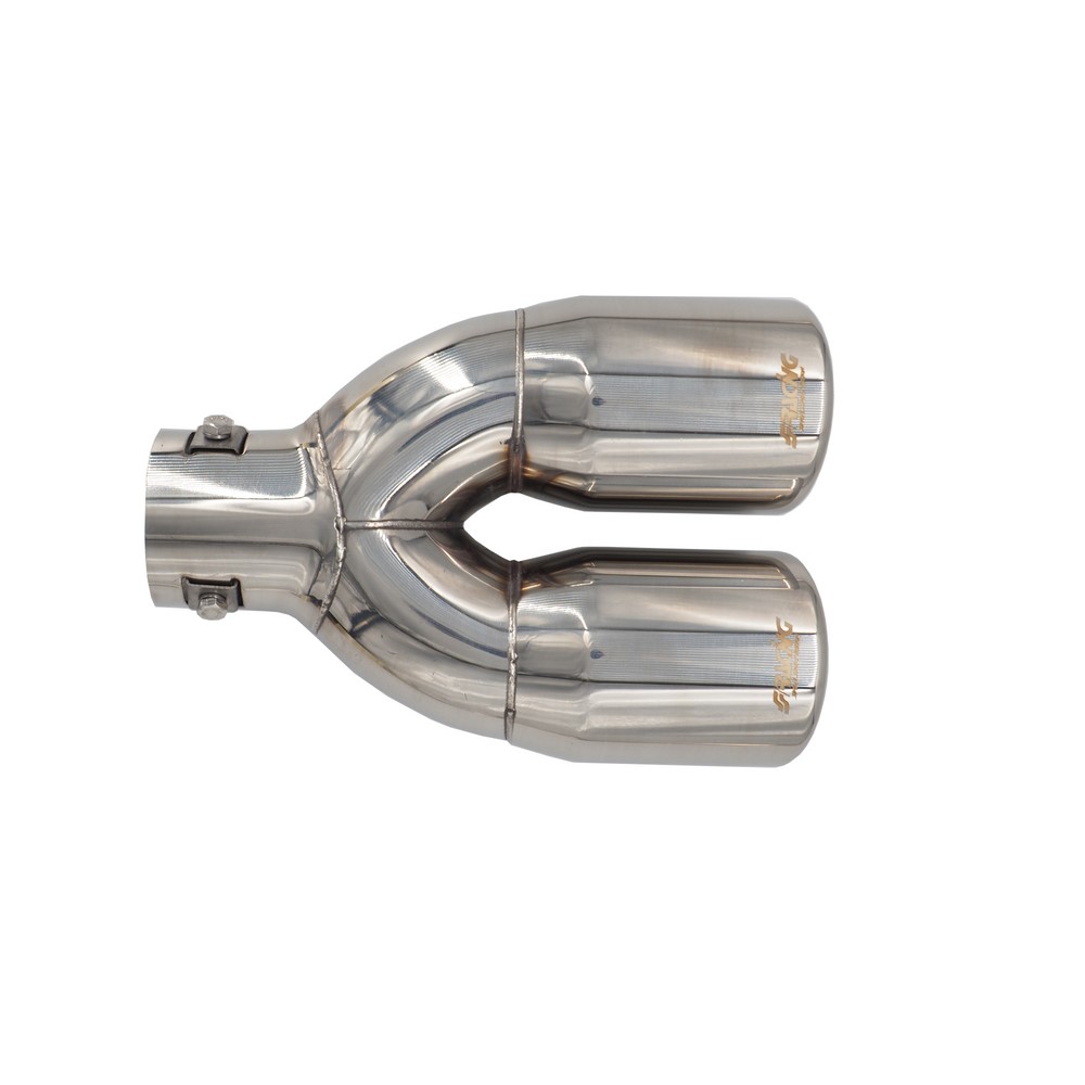 SIMONI RACING Endrohrblende 2x76mm rund Chrom