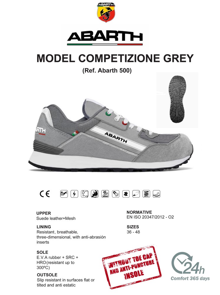 ABARTH Arbeits- + Freizeitschuhe Competizione ABARTH Arbeits- + Freizeitschuhe Competizione