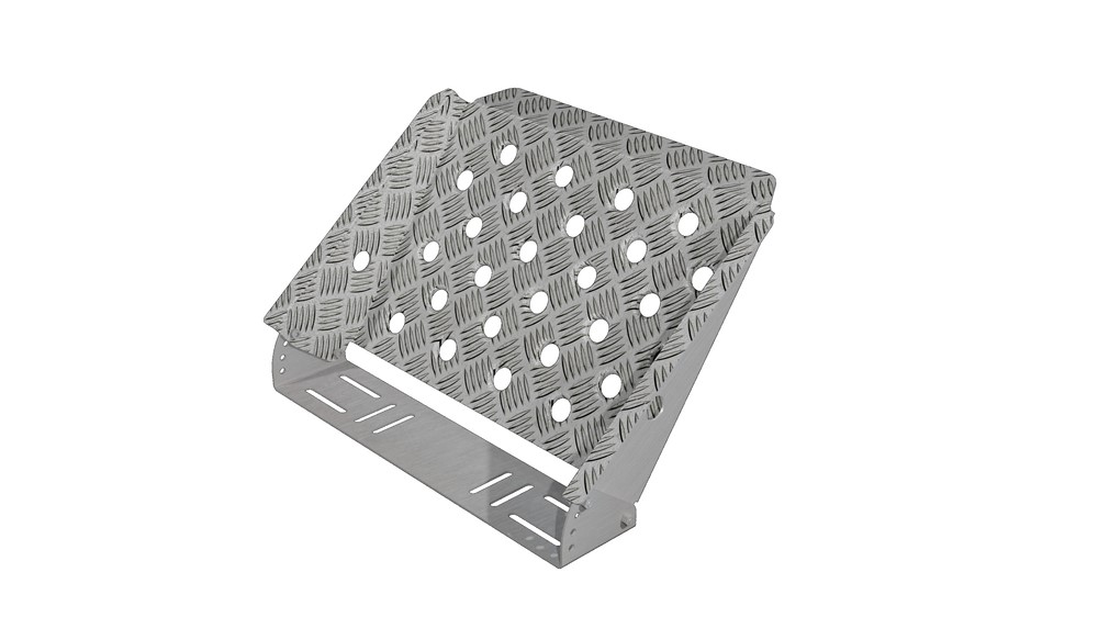 SPARCO Beifahrerfussstütze Aluminium-Riffelblech SPARCO Beifahrerfussstütze Aluminium-Riffelblech