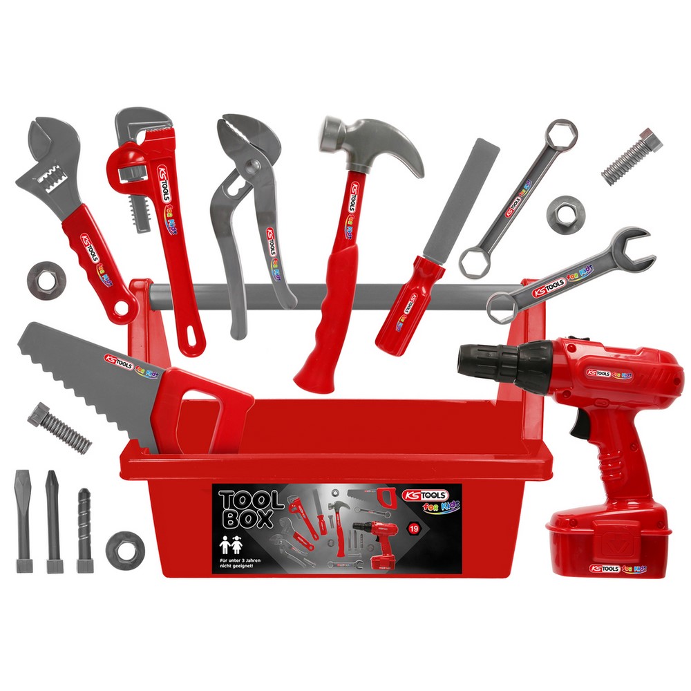 KS TOOLS Cassetta degli attrezzi per bambini