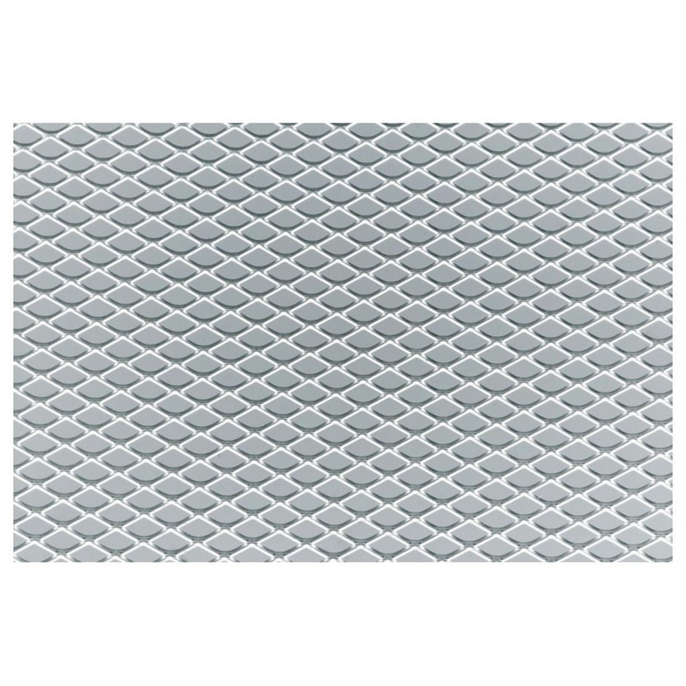 SIMONI RACING Streckgitter Alu-Silber 125x20cm SIMONI RACING Streckgitter Alu-Silber 125x20cm