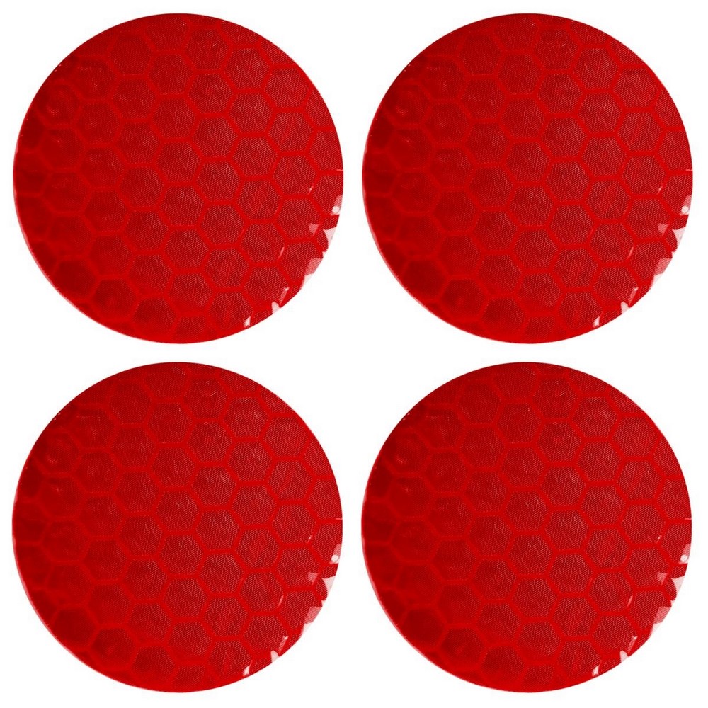 SIMONI RACING Aufkleber reflektierend rot