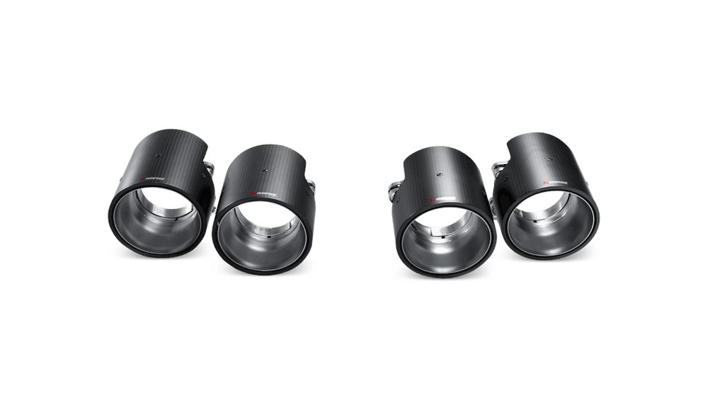 AKRAPOVIC Endrohr-Set (carbon)