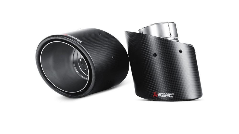 AKRAPOVIC Endrohr-Set (Carbon)