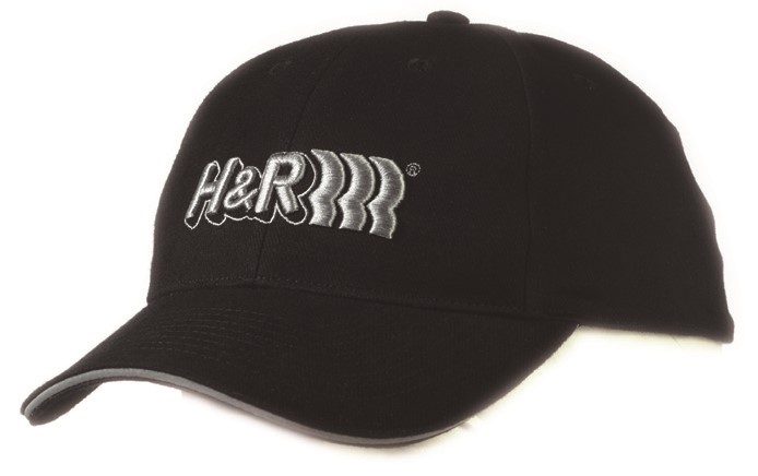 H&R Cap schwarz mit weissem Logo bestickt H&R Cap schwarz mit weissem Logo bestickt