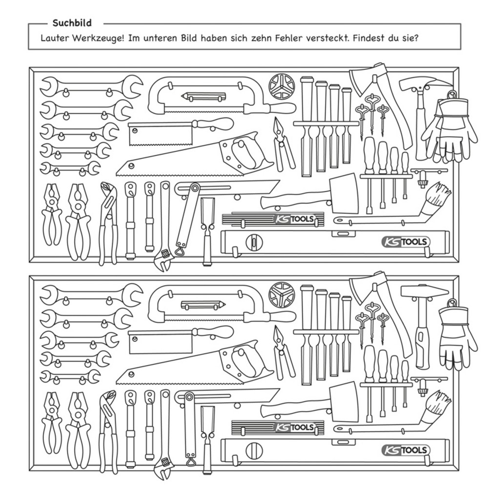 KS TOOLS KS-Tools Libro da colorare per bambini