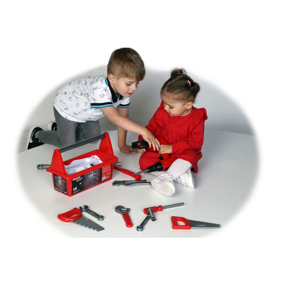 KS TOOLS Cassetta degli attrezzi per bambini