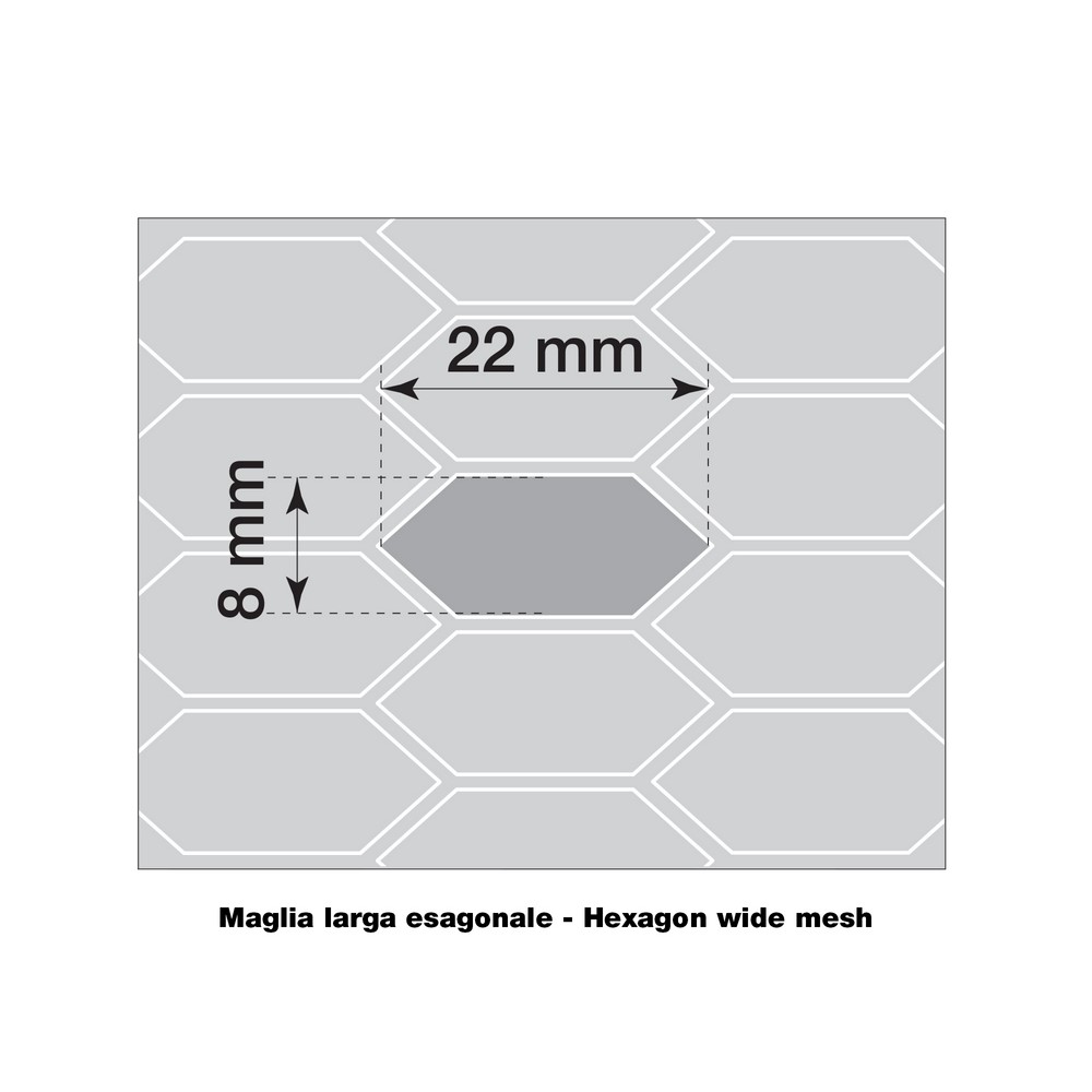 SIMONI RACING Streckgitter Alu-Schwarz 120x40cm