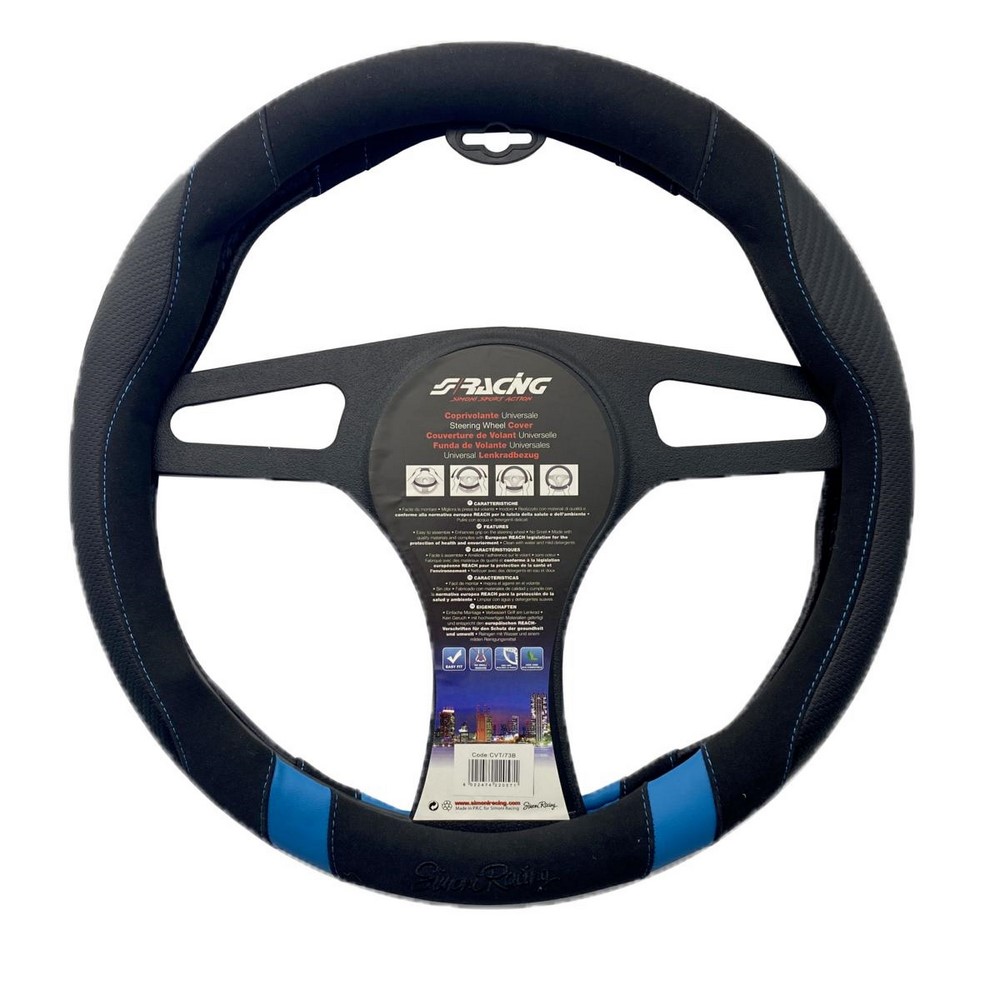 Housse de volant SIMONI RACING « Good Vibe Blue »