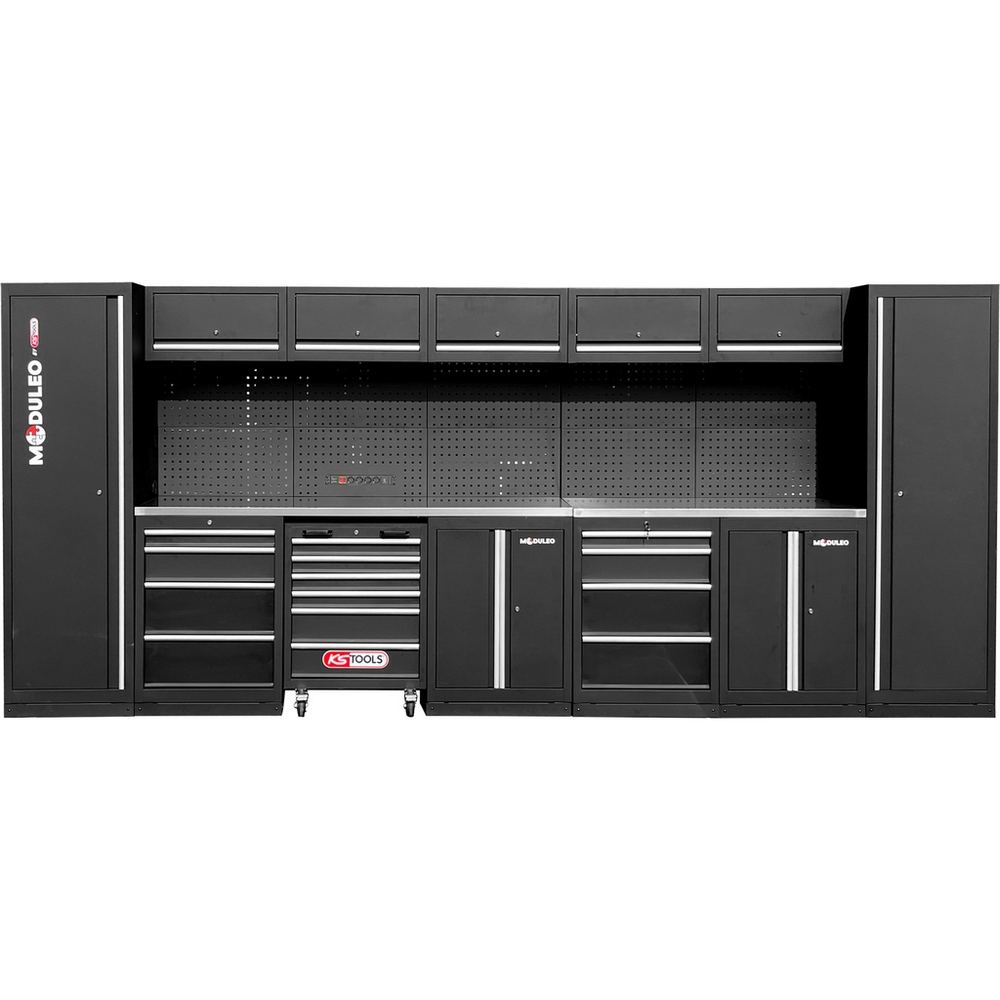 Système d'armoires d'atelier KS TOOLS, droit, 4600 x Système d'armoires d'atelier KS TOOLS, droit, 4600 x