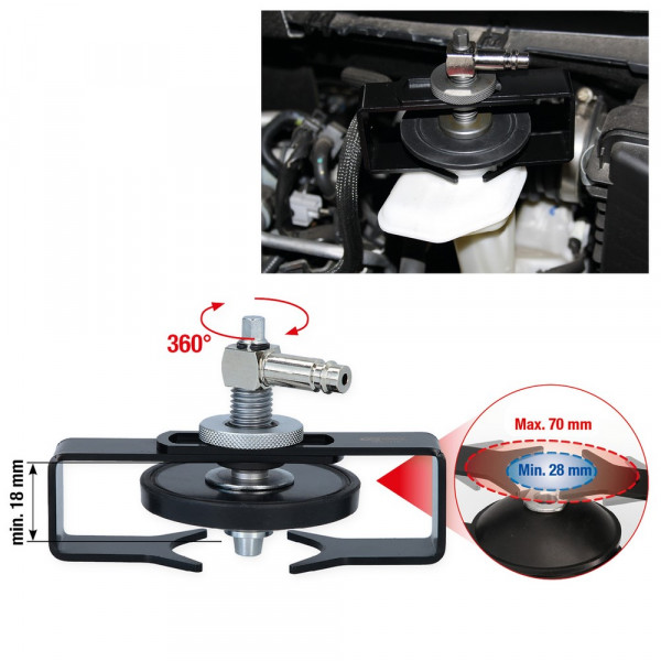 KS TOOLS Universal-Entlüfterstutzen-Adapter,