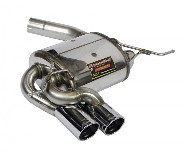SUPERSPRINT Endschalldämpfer 2x80mm "Power Loop"