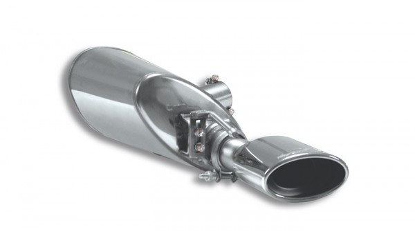 SUPERSPRINT Endschalldämpfer links oval 1x145x95mm