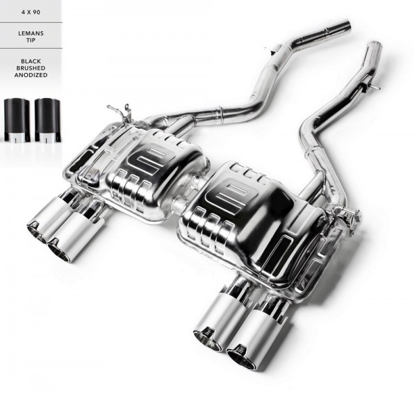EISENMANN Anschlussrohr+Endschalldämpfer 4x90mm