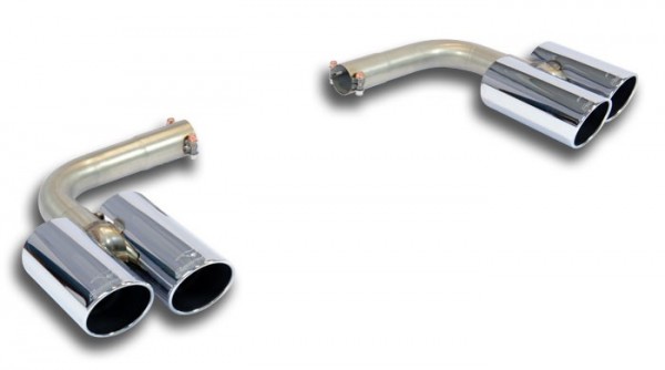SUPERSPRINT Endrohre re-li rund 2x90mm SATIN