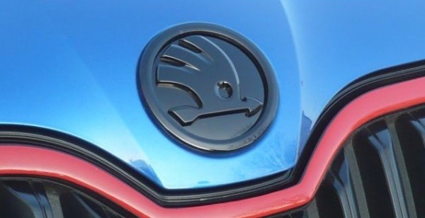 MILOTEC Emblem Skoda in Tiefschwarz (RAL9005)