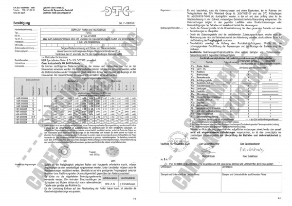 DTC-Gutachten P-7881/20 zu DR-Set