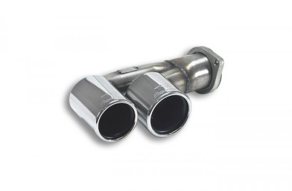 SUPERSPRINT Endrohrsatz links 2x90/80mm rund
