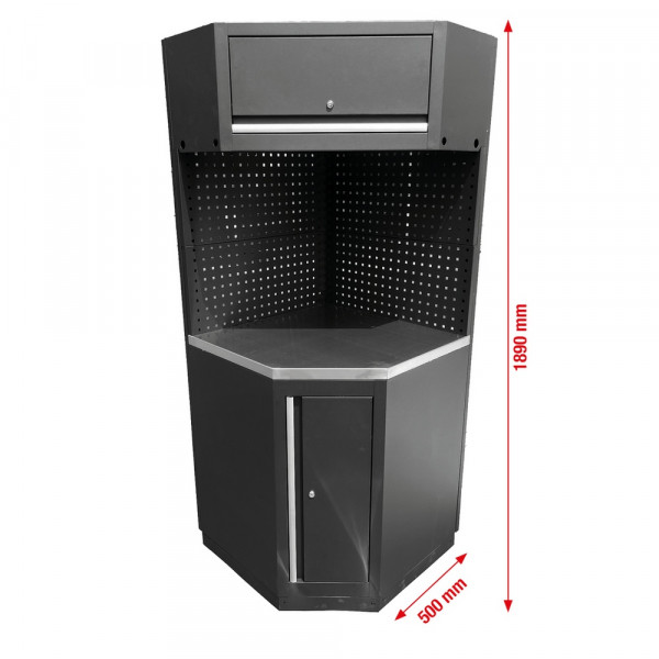 KS TOOLS Werkstatt-Schranksystem Eck-Modul,