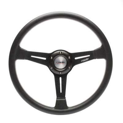 Produktbild von Simoni Racing MATCH Sportlenkrad 350mm - Dreispeichen Design In Schwarz