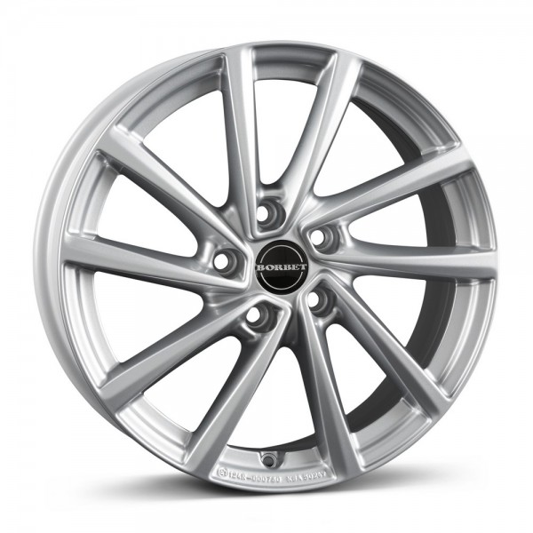 Borbet V 70838 crystal silver KBA 51445