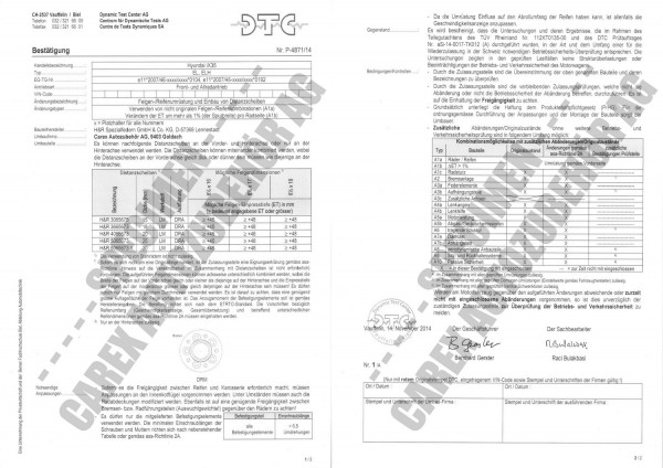 DTC-Gutachten P-4871/14 zu DR-Set