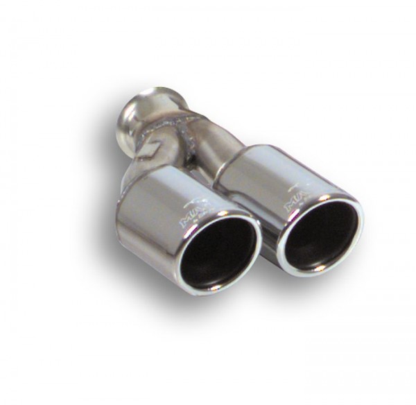 SUPERSPRINT Endrohr 2x90mm rund