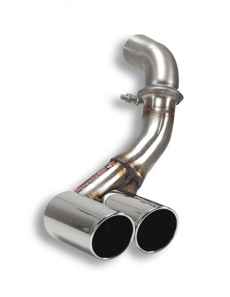 SUPERSPRINT Endrohr 2x80mm rund rechts