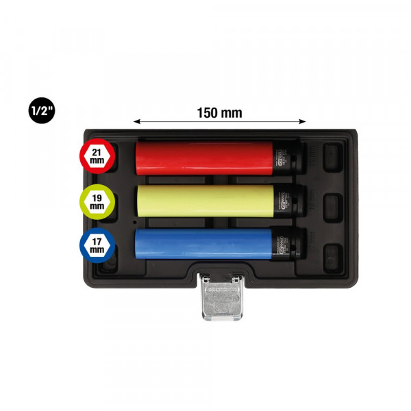 KS TOOLS Alu-Felgen Kraft-Stecknuss-Satz,