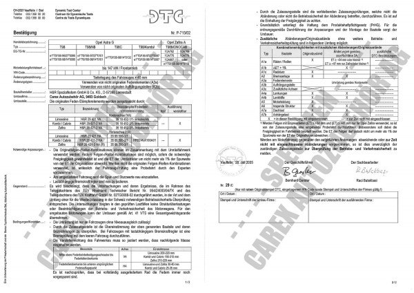 DTC-Gutachten P-715/02 zu Gewindefw.