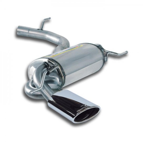 SUPERSPRINT Endschalldämpfer oval 150x105mm