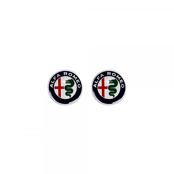STICKER 3D Alfa Romeo new Logo 2er Set