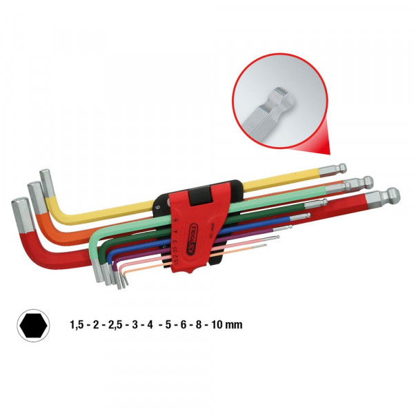 KS TOOLS Kugelkopf-Innensechskant-