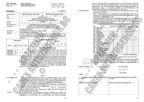 DTC-Gutachten P-4877/14 zu DR-Set