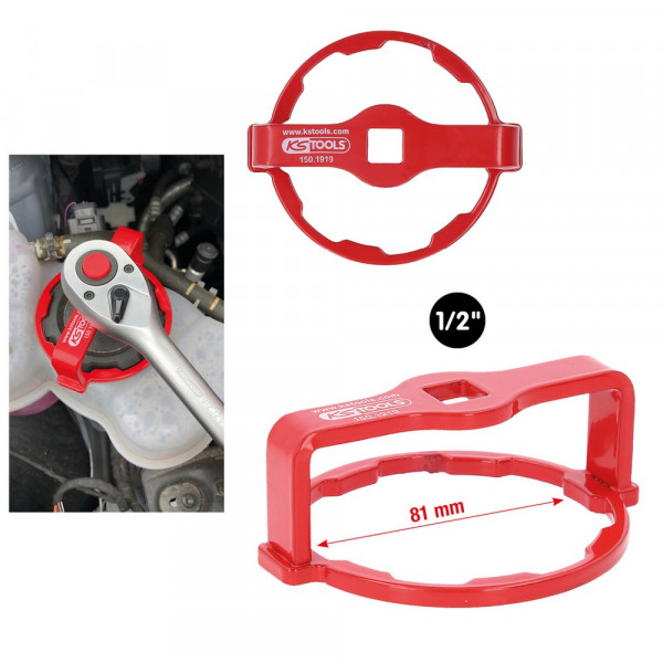 KS TOOLS Kühlerdeckel-Lösewerkzeug für VAG