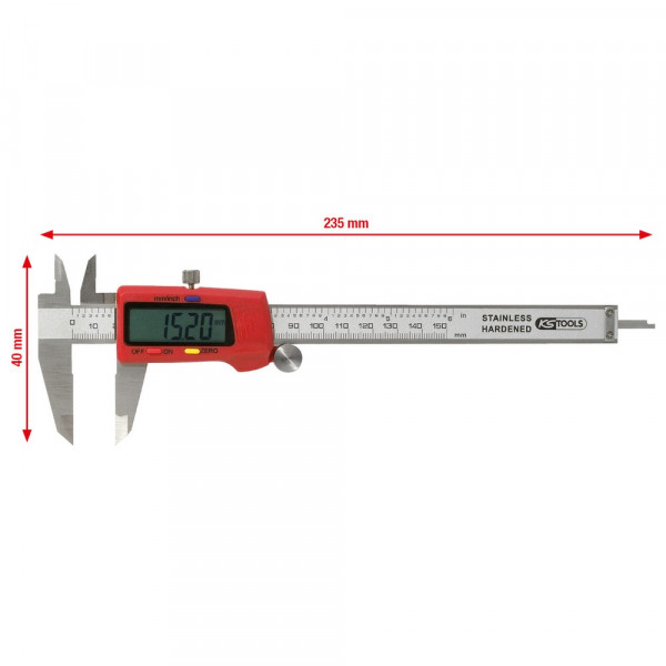 KS TOOLS Digital-Messschieber 0-150 mm