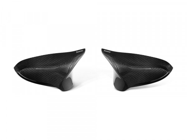 AKRAPOVIČ Spiegelkappen-Set aus Carbon Hochglanz