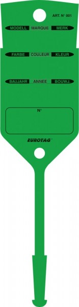 EUROTAG Schlüssel-Etiketten GRÜN