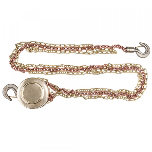 KS TOOLS BRONZE+ Flaschenzug, 2 Ketten à 3 m, 3 t