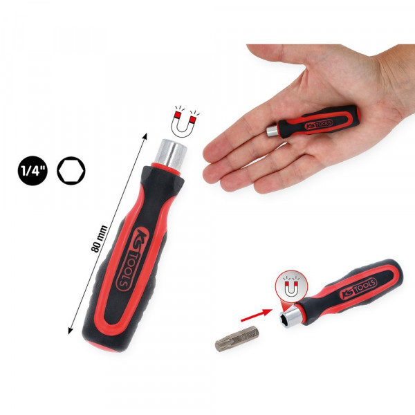 KS TOOLS 1/4&quot; Bit Schraubendreher ohne
