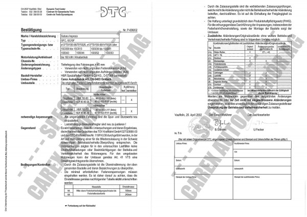 DTC-Gutachten P-698/02 zu Gewindefw.