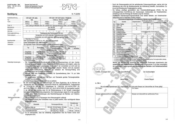 DTC-Gutachten P-220/99 zu Gewindefw.