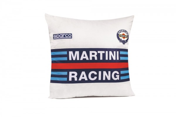 MARTINI RACING - SPARCO Kissen weiss 40x40cm