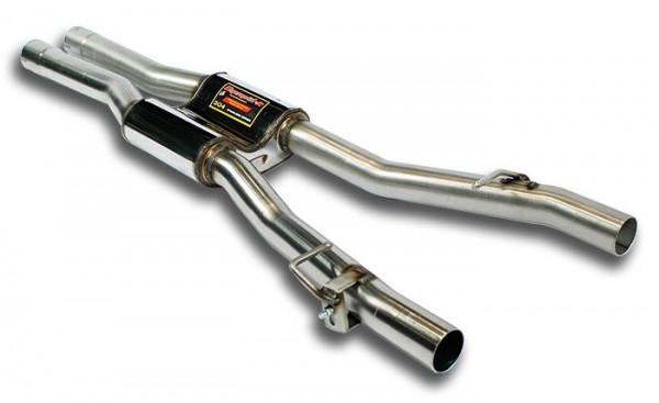 SUPERSPRINT Mittelschalldämpfer + X-Pipe