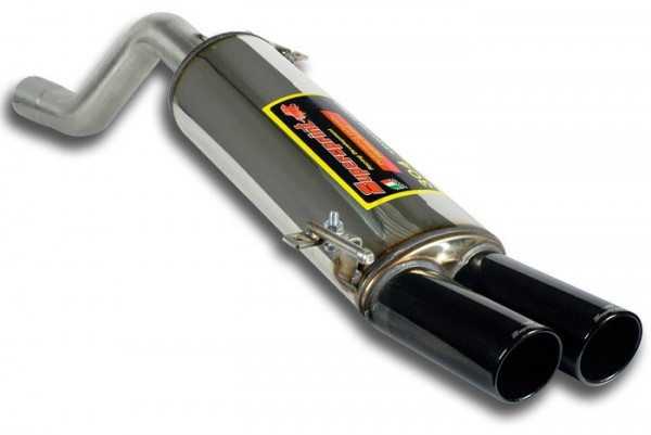 SUPERSPRINT Endschalldämpfer rund 2x80 BLACKseries