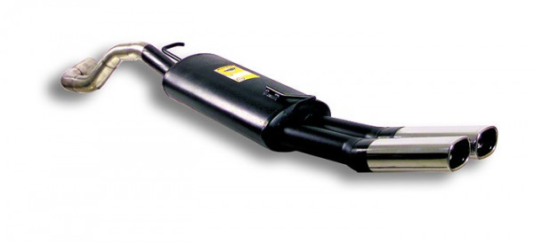 SUPERSPRINT Endschalldämpfer 2x 95x75mm eckig