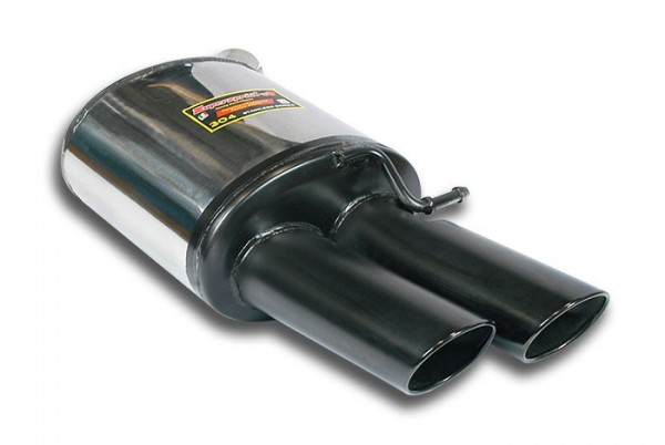 SUPERSPRINT Endschalldämpfer BLACK links 100x75mm