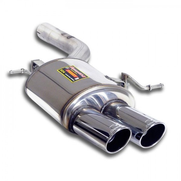 SUPERSPRINT Endschalldämpfer 2x90mm Links Inox