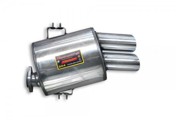 SUPERSPRINT Endschalldämpfer 2x76mm rund rechts